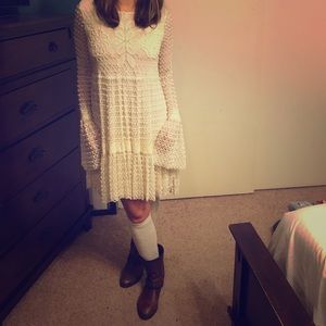 Free people crochet dress
